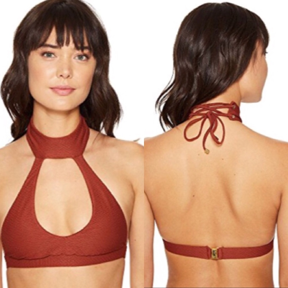 Blue Life Roped Up Halter Top